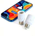 Loratap Smart Wi-fi Light Bulb Socket Adapter, Voice For Alexa/google, Lif. Fixed Price $44.07.