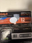Halo Hlbe 4" Ultra-thin Downlight 3000k Fixed Cct Led Recessed Light 12pk. Fixed Price $78.99.