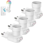 4 Pack Plug In Light Socket, 3-prong Bulb Socket Adapter, 360 Rotatabl.... Fixed Price $32.17.