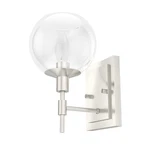 Brushed Nickel One Light Wall Sconce From The Xidane Collection. Fixed Price $79.99.
