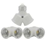 E26 Twin Light Bulb Adapter,emnooti Medium Screw Socket Splitter Converter,li.... Fixed Price $12.95.