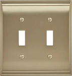 Amerock Bp36501 Gold Candler Double Switch Outlet Wall Plate. Fixed Price $19.26.