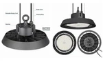 Hylele Led High Bay Warehouse Light 150w 5000k Lumens Etl/dlc Certfd. Black New. Fixed Price $100.99.
