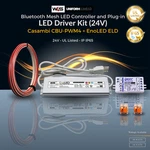 Bluetooth Mesh Led Controller Kit 24v Plug In Driver For Strip Lights. Fixed Price $239.99.