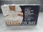 Hampton Bay Universal 3-light Led Indoor Ceiling Fan Light Kit White Lk1906. Fixed Price $11.99.