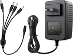 Zosi 12v 2a 100v-240v Us Ac To Dc Power Supply Adapter & 4-way Splitter Cable. Fixed Price $21.25.