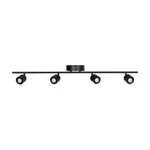 Afx Crrf4450l30bk Core 4 Light Led Fixed Rail, Black. Fixed Price $184.00.