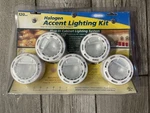 Westek 5 Light 20w Halogen Undercabinet Puck Lighting Kit White Alv50hc. Fixed Price $39.99.