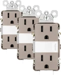 Legrand Radiant Led Night Light Outlet With Sensor, 15a, Dimmable, Nickel. Fixed Price $93.65.