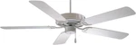 42" White Finish Pull Chain Ceiling Fan - F546-wh Contractor Model. Fixed Price $153.99.