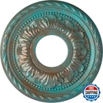 Ekena Millwork Palmetto Ceiling Medallion Copper Green Patina. Fixed Price $137.45.