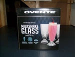 Ovente Old Fashion Milkshake Glasses Set Of 4. Fixed Price $21.99.