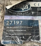 Hunter 27197 White Marine Ii Wet Ratd Low Profile Outdoor Light Kit Damaged Box. Fixed Price $53.99.