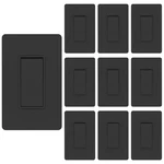 Thunderway Matte Black Single Pole Decorator Wall Plate Included,. Fixed Price $39.25.