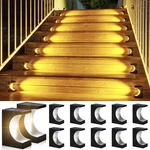 Roshwey Solar Step Lights 12 Pack, Stair Outdoor Waterproof, Led .... Fixed Price $42.99.