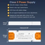 12v Led Driver 30w 2.5a, Ip44 Slim Low Voltage Dc Transformer, 110v 120v To 1.... Fixed Price $25.26.