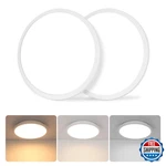 Delipop 2 Pack 12 Inch Ceiling Light, 24w Dimmable & 3000k-4500k-6000k 3 Color S. Fixed Price $78.78.
