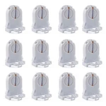 E-outstanding T8 Lamp Holder 12pcs Non-shunted Turn Type Ul Socket White. Fixed Price $15.17.
