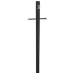 Design House 579714 80" Tall Outdoor Lamp Post - Black. Fixed Price $96.90.