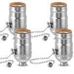Saysurey 4 Pcs Pull Chain Lamp Socket Replacement, E26 Standard Threaded Base.... Fixed Price $21.05.