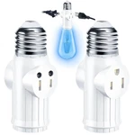 Light Socket To Plug Adapter 2 Pack, 23 Prong Bulb Outlet Adapte.... Fixed Price $15.54.