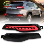 Pgtopone Led Rear Bumper Reflectors Light Fog Brake Tail Lamps Smoekd. Fixed Price $95.94.