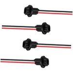 T10 W5w 194 Bulb Socket With Wire Pigtail, Universal Led Bulbs Pre-wired 4pcs. Fixed Price $8.28.