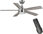 Hampton Bay Fanelee 54" Led Brushed Nickel Smart Ceiling Fan Light Kit Remote. Fixed Price $145.00.