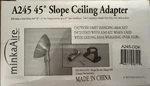 Minkaaire A245-odk 45-degree Slope Ceiling Adapter,distressed Koa *new*. Fixed Price $23.99.