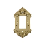 Nostalgic Warehouse Vic Swplt R1 Brass Victorian Single Rocker / Gfi Wall Plate. Fixed Price $36.33.