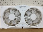 Hampton Bay 9 In. 3-speed Digital Window Fan No Legs Or Remote. Fixed Price $34.99.