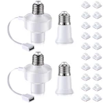 2 Pack E26 Light Usb Socket Adapter, Lamp Power Adapter 5v 1.5a, Light.... Fixed Price $33.80.