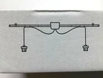New Ikea Hemma Double Cord Set With Rail, White 53 1/2 X 5 ' 11 ". Fixed Price $28.99.