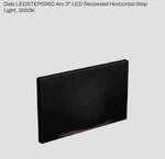 Step Light Dals Arc 3" Led Recessed Horizontal Black 3000k 3w Ledstep006d New. Fixed Price $37.95.