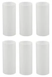 Creative Hobbies Set Of 6, 3 Inch Tall White Plastic Candle Covers 3",. Fixed Price $10.46.
