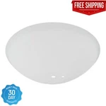 White Ceiling Fan Light Cover Replacement Glass Shade Bowl Globe Frosted Paint. Fixed Price $31.31.
