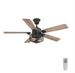Progress Lighting P2584-71 Greer 54" Led Gilded Iron Indoor/outdoor Ceiling Fan. Fixed Price $169.99.