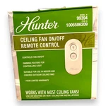 Hunter Model 99394 Ceiling Fan Remote Control With Receiver Open Box New. Fixed Price $14.99.