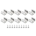 Patikil Led Strip Light Clips, 100 Pack Mounting Bracket 9.5mm-12mm, Silver. Fixed Price $11.05.