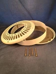 Casablanca Ceiling Fan Motor Housing Cover Top Side Bottom White Screws Exc. Fixed Price $74.95.