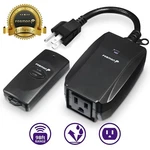 Fosmon Wavepoint Outdoor Remote Control Outlet Plug, Weatherproof Plug. Fixed Price $16.99.