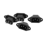 Uxcell 4 Pcs Ac 250v 10a Iec 320 C14 Panel Mount Plug Adapter Power Connector. Fixed Price $15.19.