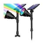Roshwey Solar Spot Lights Outdoor, 7 Colors Halloween Christmas .... Fixed Price $48.99.