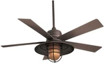 Minka-aire F582-orb Downrod Mount, 5 Dark Blades Ceiling Fan With 58 Watts Light. Fixed Price $450.00.