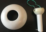 Hunter Original # 21841 Baseball Ceiling Fan Canopy & Mounting Rod. Fixed Price $19.99.
