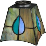 Meyda Tiffany 24268 Multicolored 5" Square Mackintosh Leaf Replacement Shade. Fixed Price $84.60.