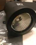 Hampton Bay Black Led Dimmable Medium Cylinder Track Lighting Head. Fixed Price $19.99.