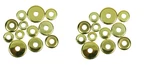 2 Packs Rings Check Assorted Brass Fin,no 60140, Jandorf Specialty Hardware. Fixed Price $10.88.