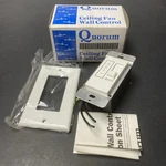 Quorum 3-speed Ceiling Fan Wall Control Slider Switch White 7-1191-6 Nib. Fixed Price $15.50.