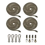Wayilea Ceiling Fan Pulls Chain, 4 Pack Oil Rubbed Bronze Chains. Fixed Price $11.71.